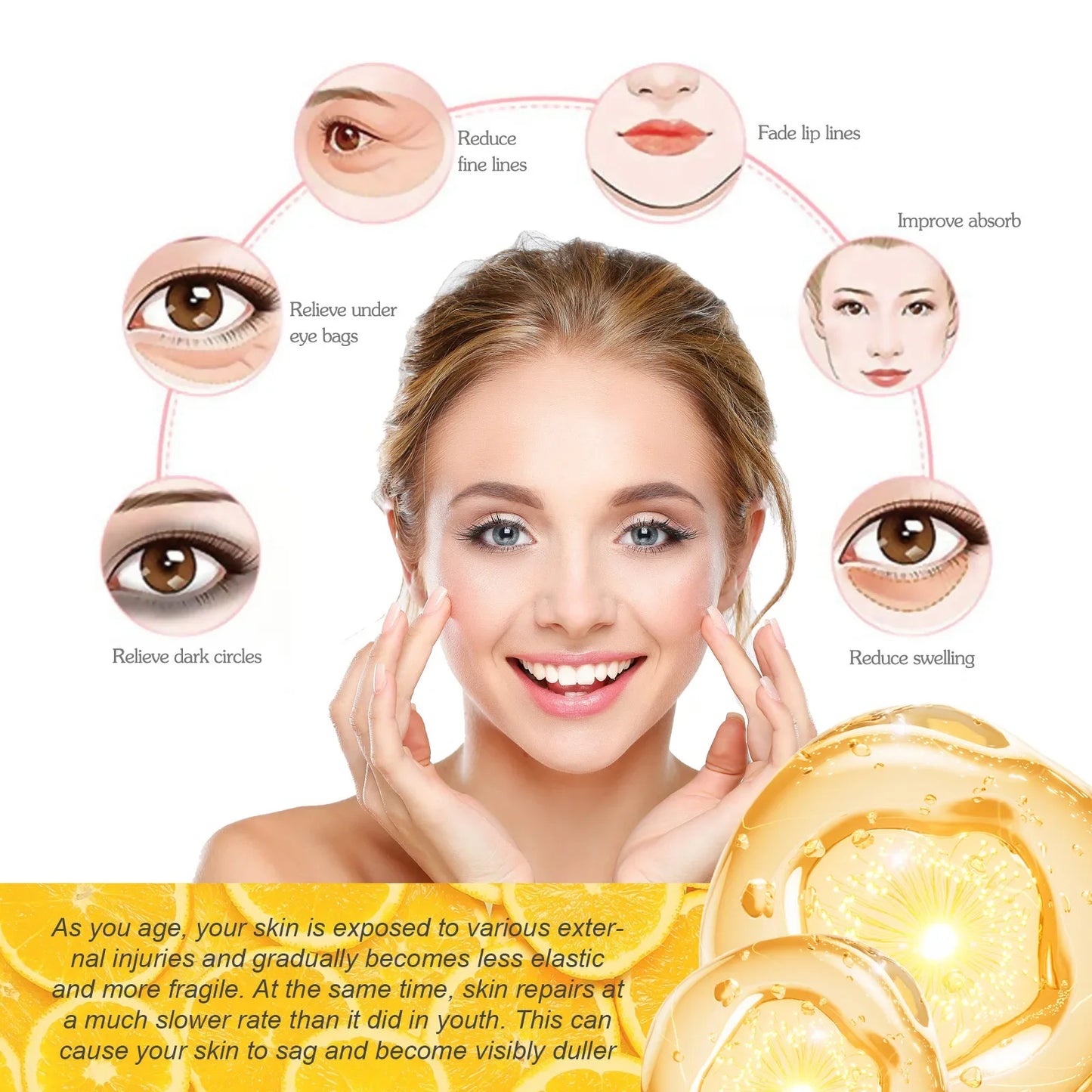 24k Gold Collagen Cream Wrinkle Removal