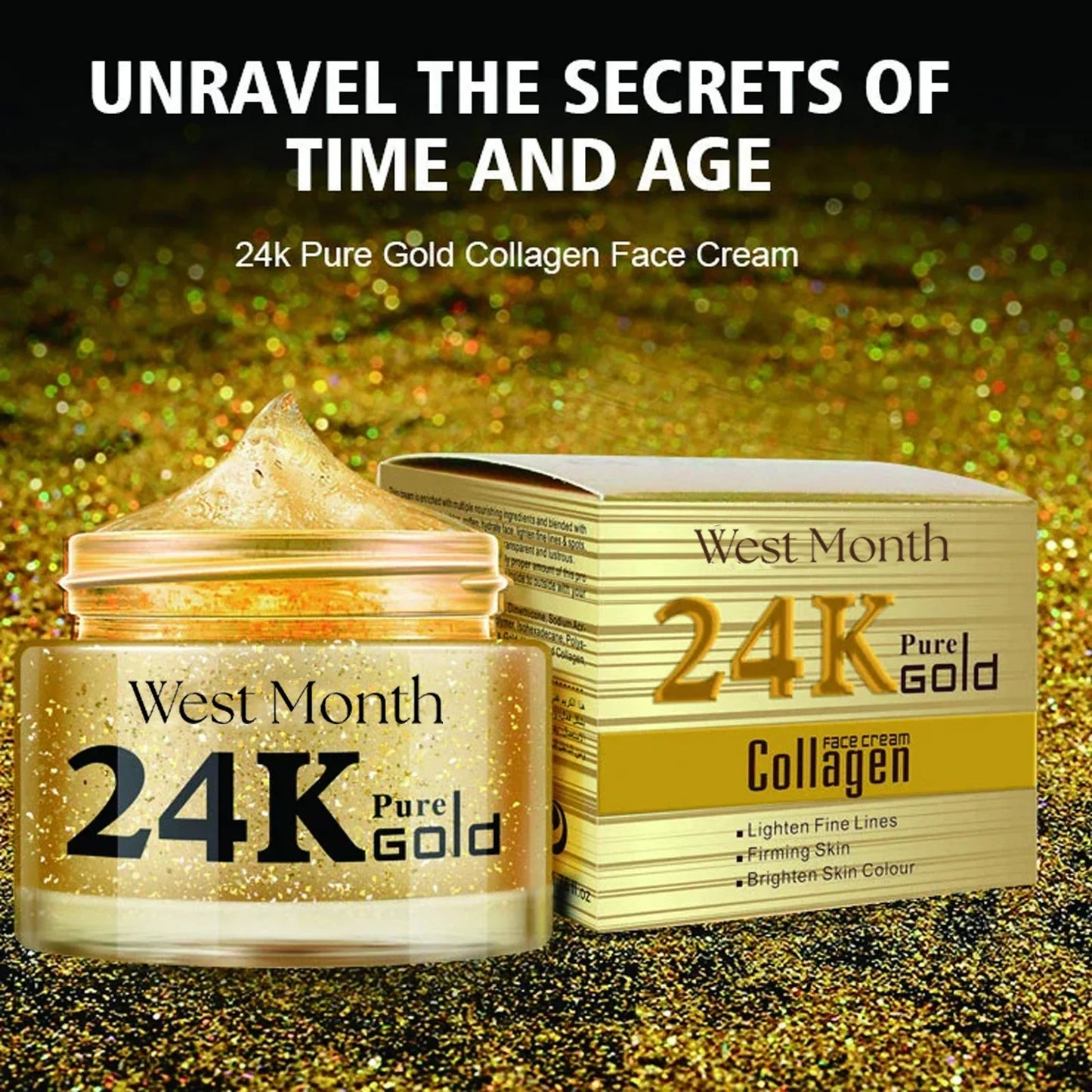 24k Gold Collagen Cream Wrinkle Removal