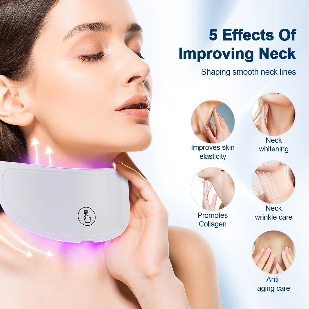 7 Colors Led Facial and Neck Therapy Mask