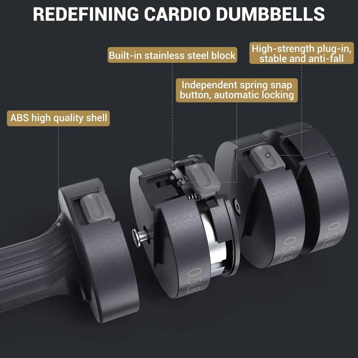Swift Lift Pro™ Adjustable Dumbbells