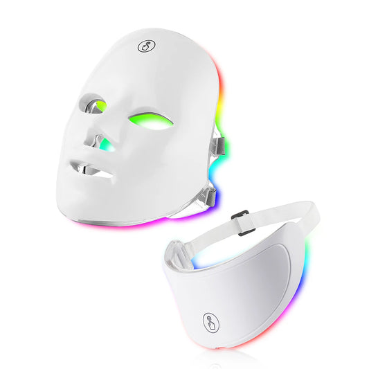 7 Colors Led Facial and Neck Therapy Mask