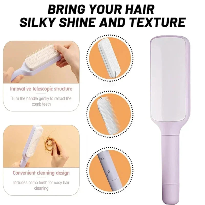 GleamBrush™ Self Cleaning Hair Brush